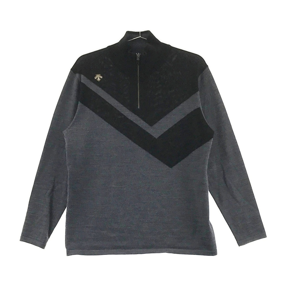 DESCENTE GOLF デサントゴルフ中田英寿 ハーフジップ ニットセーター