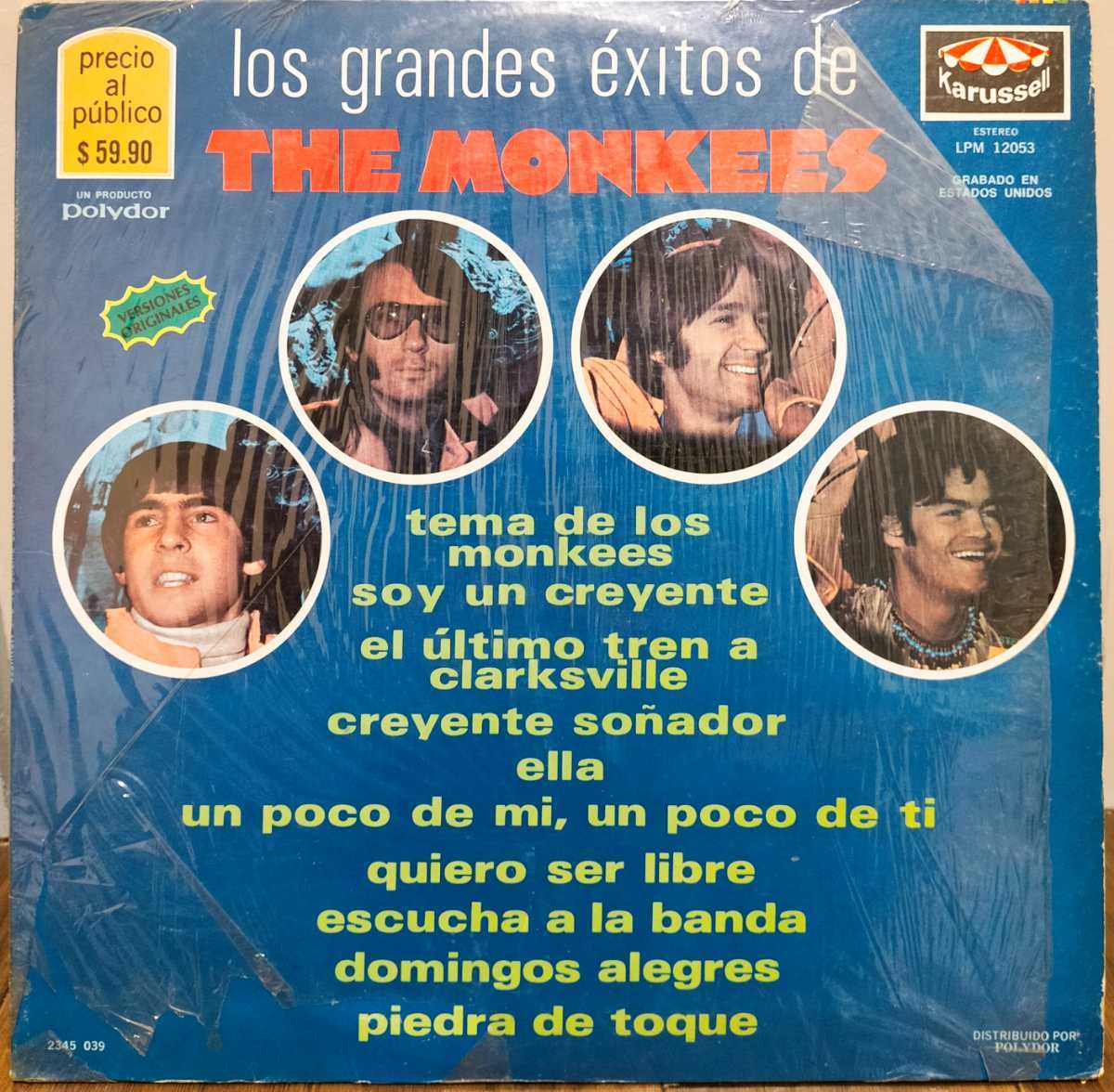 ☆MEX盤☆ LOS GRANDES EXitOS DE THE MONKEES モンキーズ 独自盤