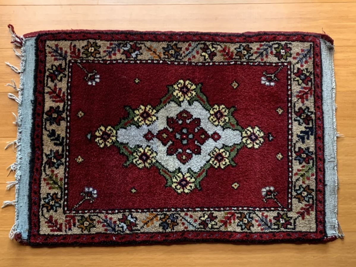 得価，人気SALE トルコ オールド絨毯 エルズルム 玄関マットサイズ 69&times;50(カーペット一般)｜売買されたオークション情報、yahooの商品情報をアーカイブ公開 - オークファン カーペット一般
