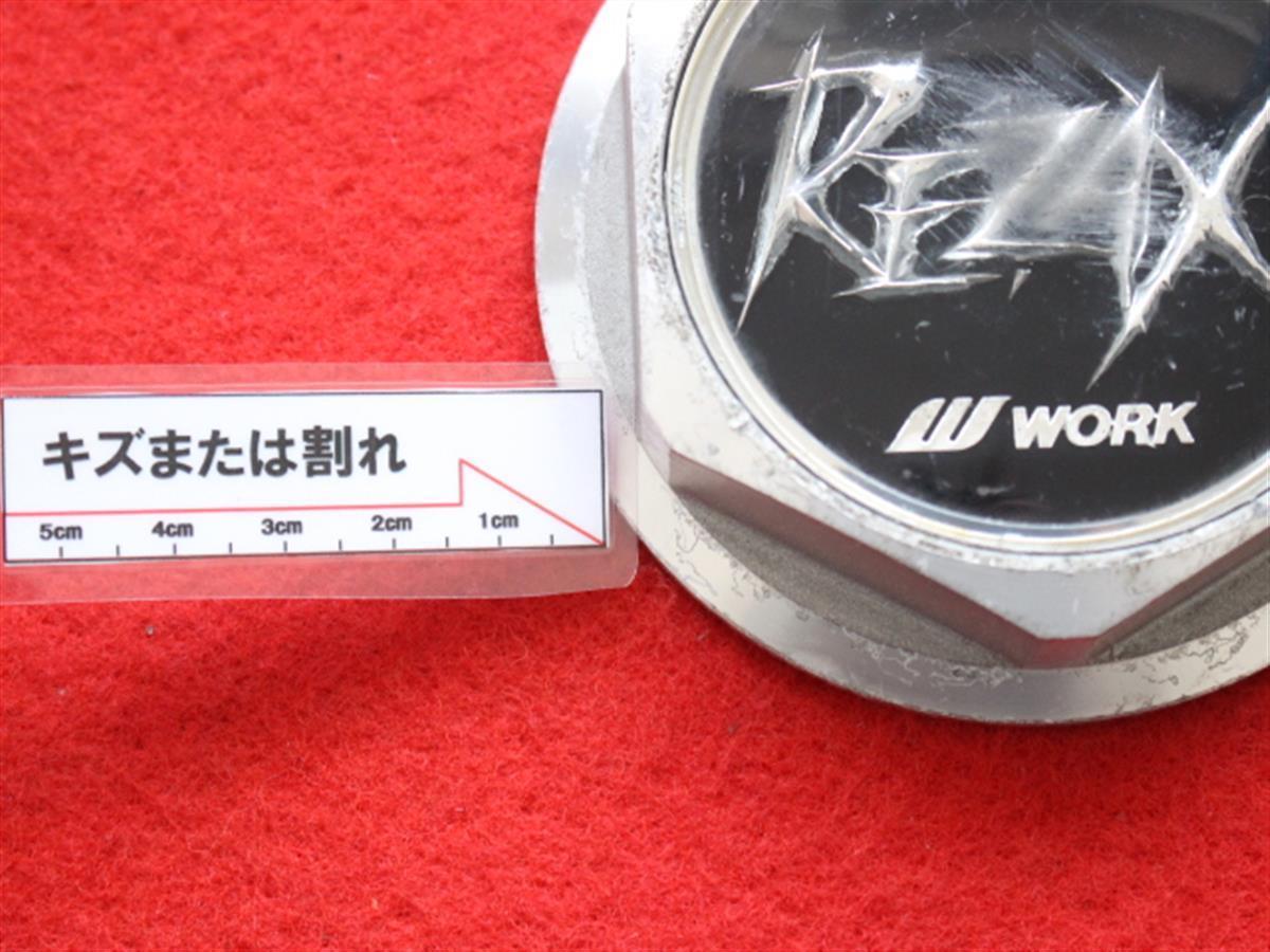 1枚 REZAX WORK 社外 中古 ホイール センターキャップ センターカバー 