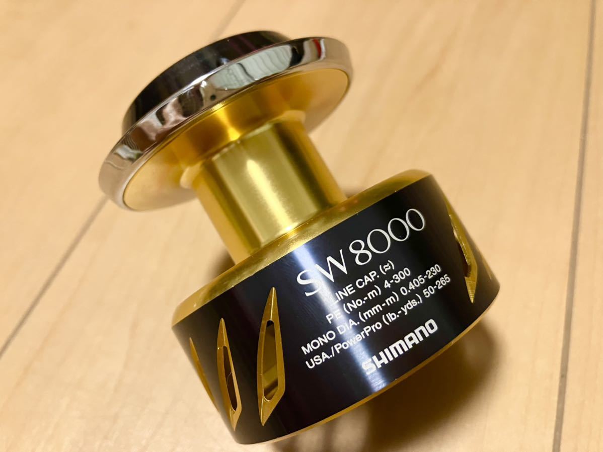 美品です♪ 送料込み即決♪シマノ 13 ステラ SW 8000スプール(ステラ ツインパワー 10000 12000 14000 PG HG XG)
