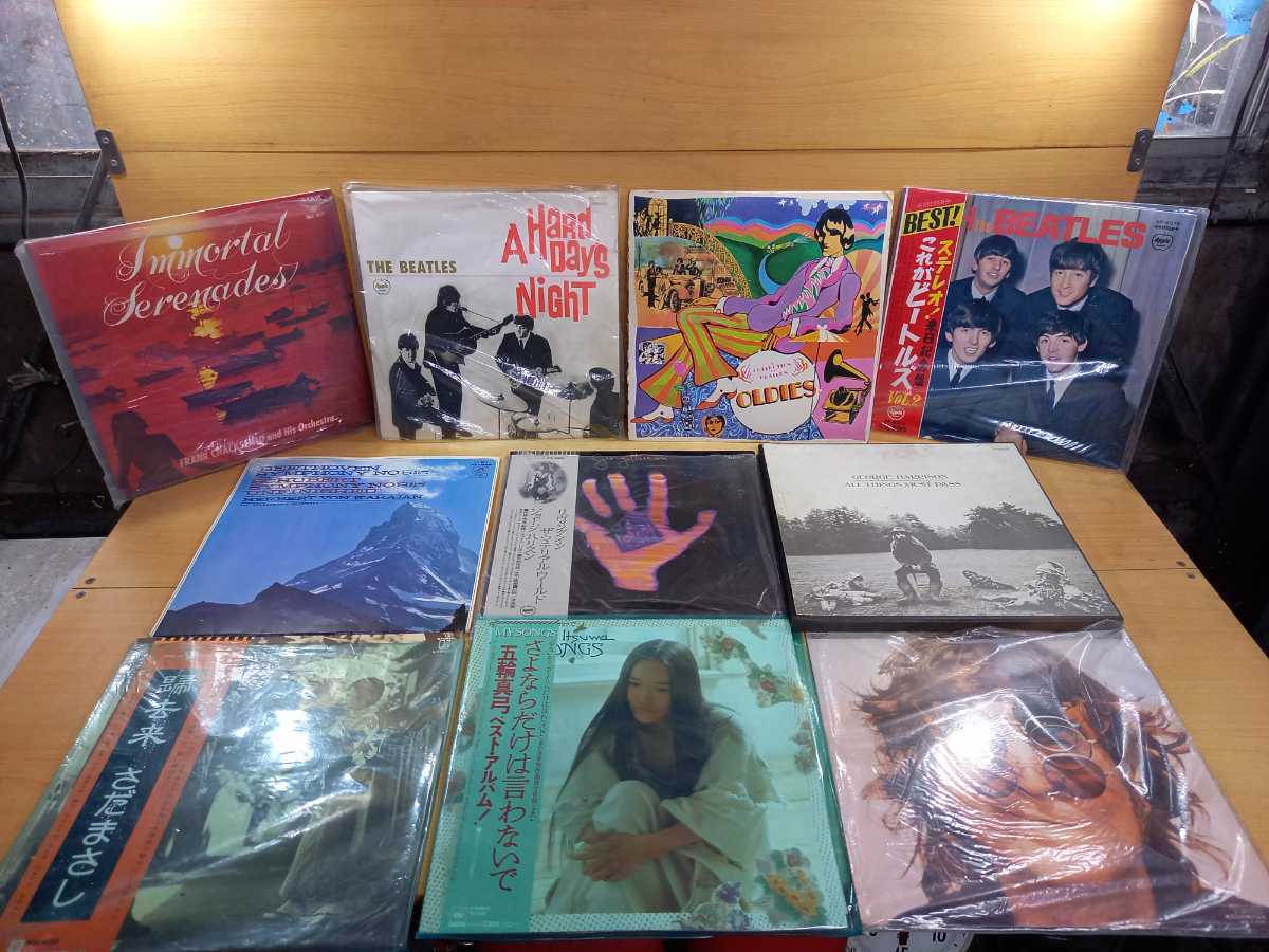 まとめ売り ジャンクBeatles等レコード BEATLES THE 40枚程度 適当な