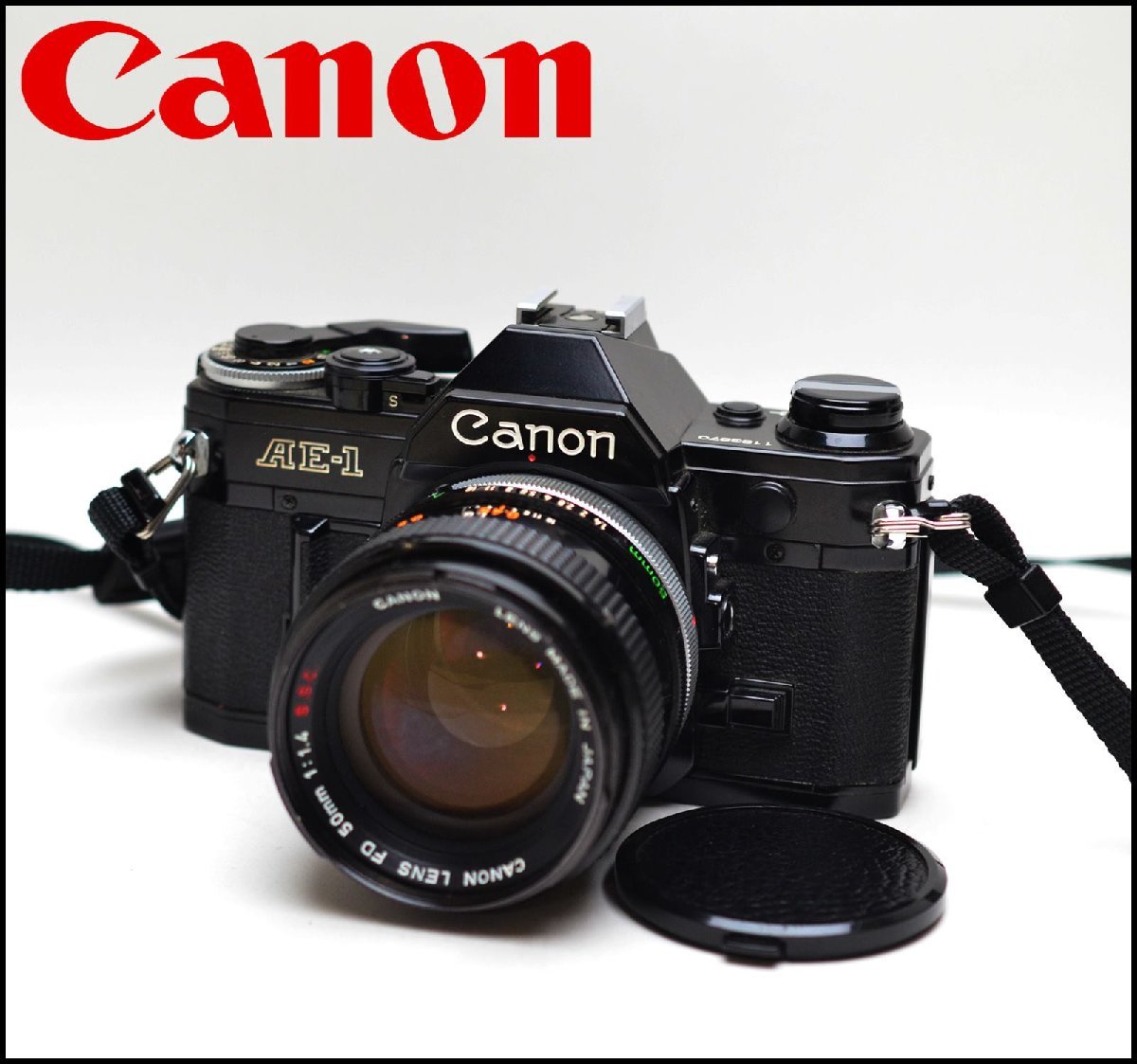 Canon 一眼レフカメラ AE-1 レンズ FD 50mm 1:1.4 S.S.C. 動作未確認 AE-1