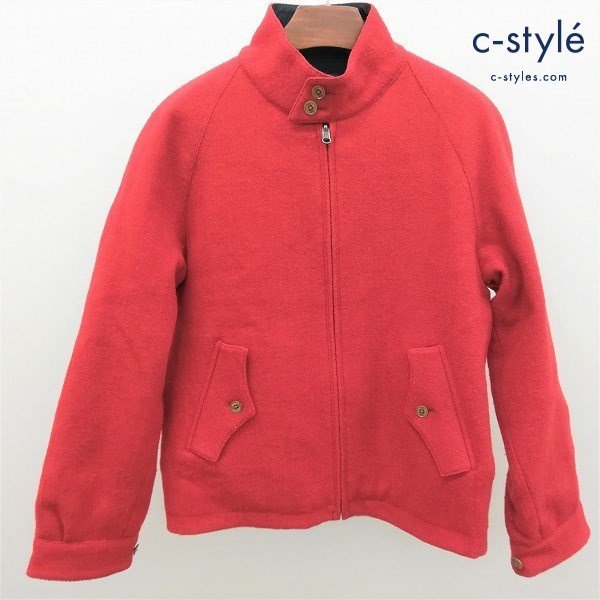 BARACUTA メンズ バラクータ ゴートスキン バーク Crouka／クローカ C467c [秋冬][人気] BARACUTA バラクータ HARRIS TWEED G-9 38 レッド ダークグリーン系 ZBG895 リバーシブル 長袖 | アウター R