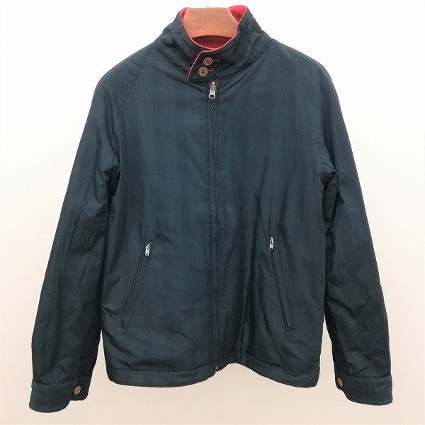 BARACUTA メンズ バラクータ ゴートスキン バーク Crouka／クローカ C467c [秋冬][人気] BARACUTA バラクータ HARRIS TWEED G-9 38 レッド ダークグリーン系 ZBG895 リバーシブル 長袖 | アウター R