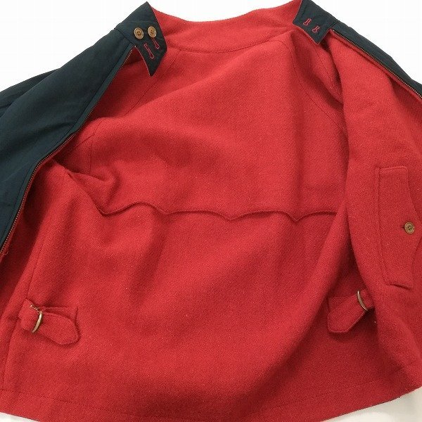 BARACUTA メンズ バラクータ ゴートスキン バーク Crouka／クローカ C467c [秋冬][人気] BARACUTA バラクータ HARRIS TWEED G-9 38 レッド ダークグリーン系 ZBG895 リバーシブル 長袖 | アウター R