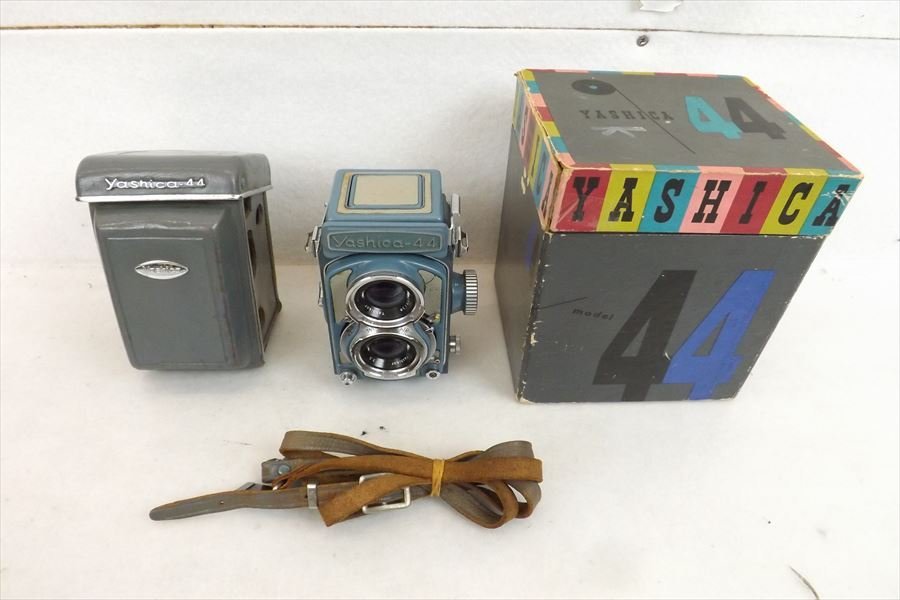 Yashica-44 二眼レフカメラ 元箱付き Yahoo!オークション -「yashica
