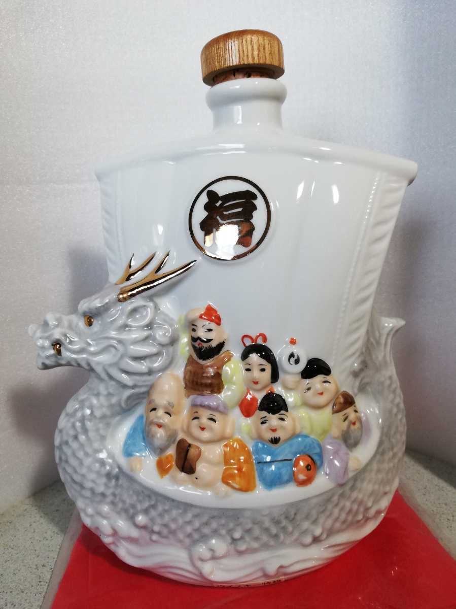 値下げ中！NIKKA スーパーニッカ　七福竜　干支ボトル　未開栓 七福竜 スーパーニッカ 干支ボトル 特級スーパーニッカ 陶器ボトル
