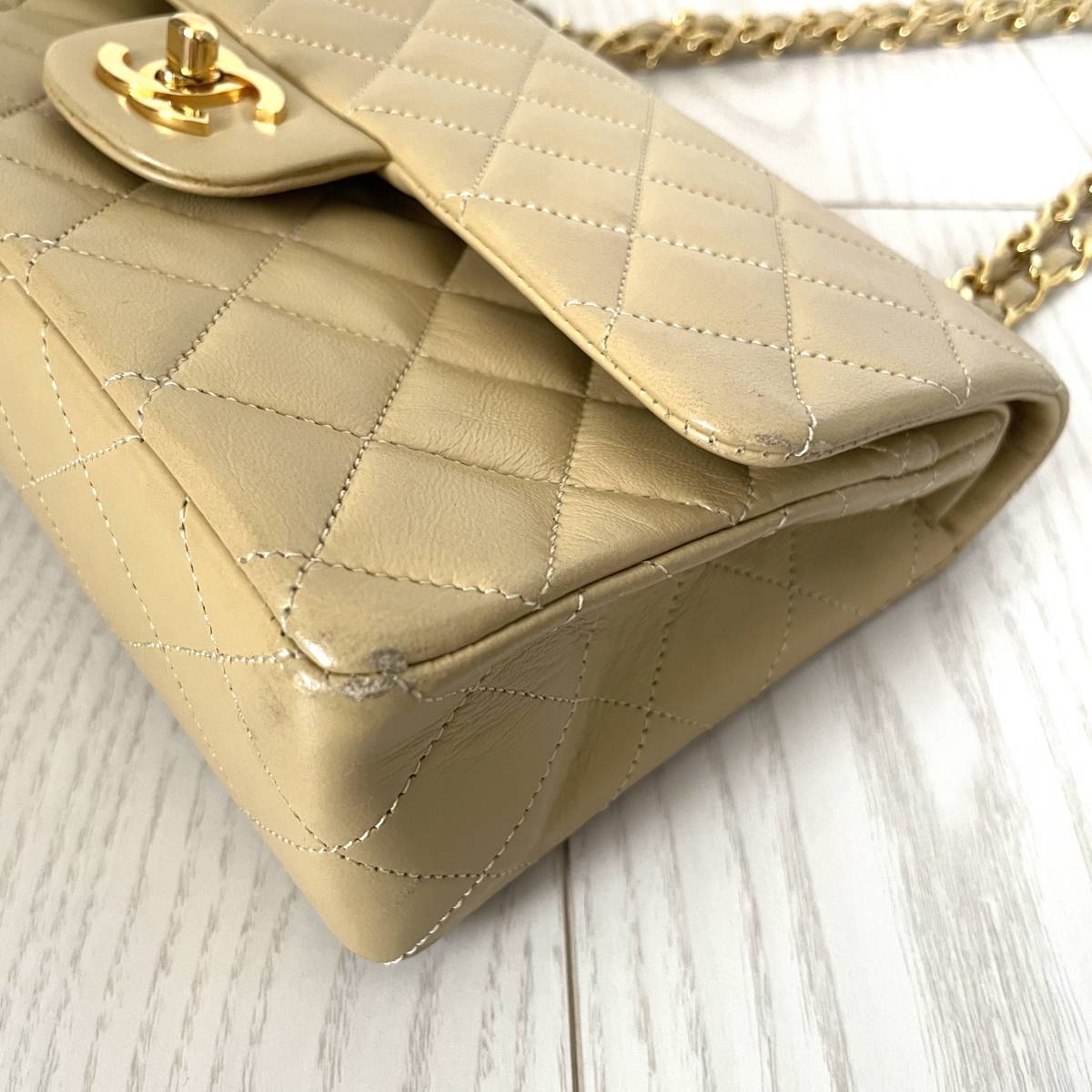 CHANEL シャネル マトラッセ チェーン ショルダーバッグ ヴィンテージ 