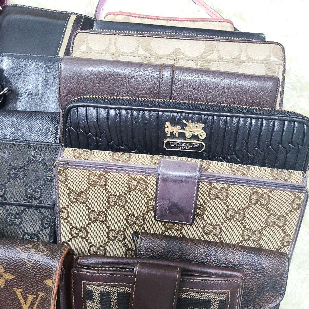 ジャンク 1円スタート ブランド財布 サングラス ヴィトン プラダ グッチ セリーヌ フェラガモ カルティエ フェンディ 40点まとめ VUITTON LOUIS 1円スタート ジャンク1円～ハイブランド まとめ7点 -