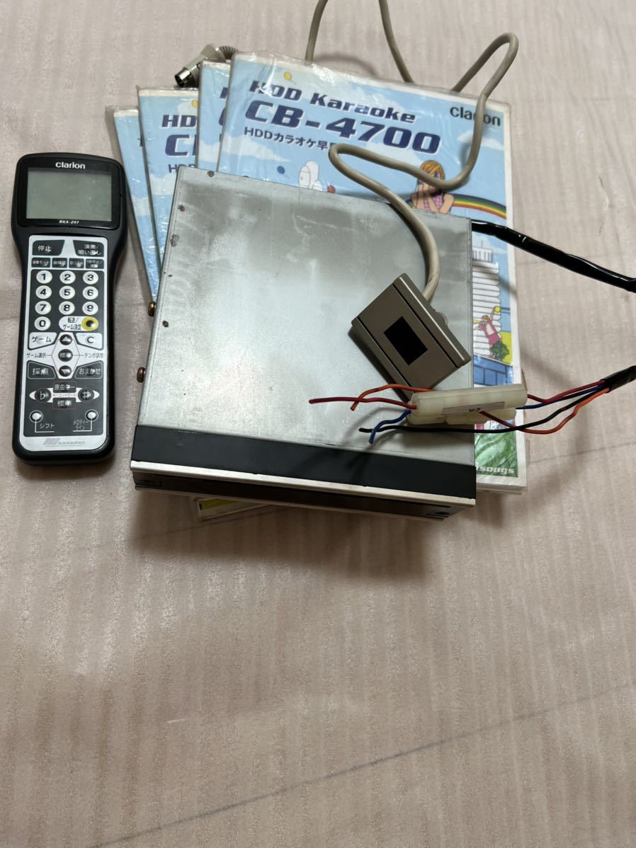 ♪クラリオン カラオケ CB4700Aフルセット DVD9000A クラリオン