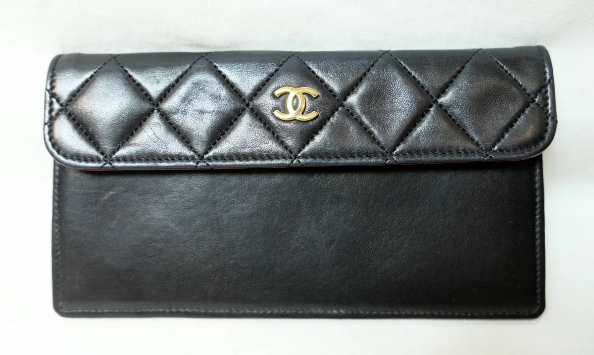 CHANEL シャネル ポーチ付 マトラッセ チェーン ショルダーバッグ 