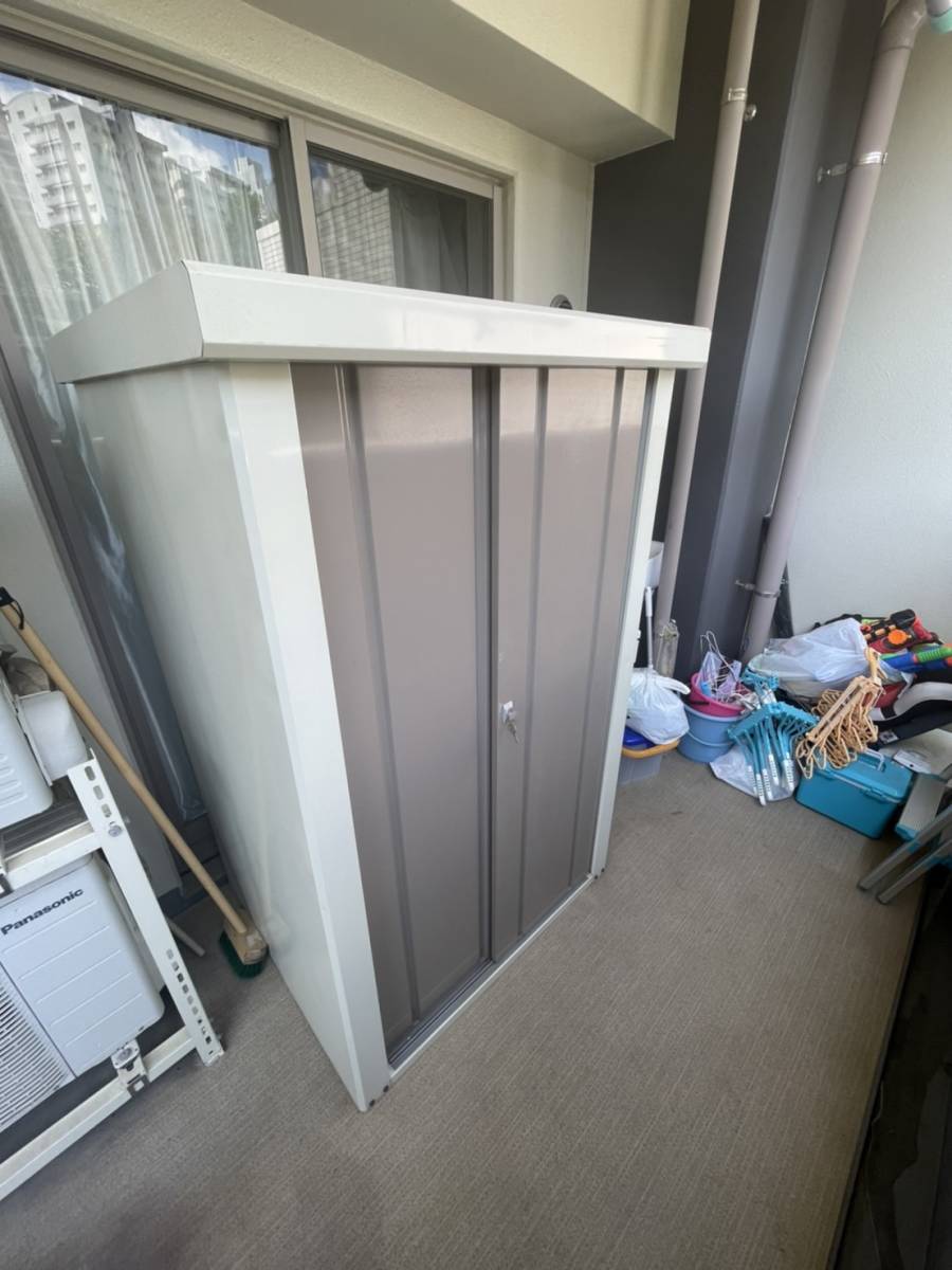 Yahoo!オークション 590×W900×D750mm イナバ物置 | INABA H1 解体済 激 