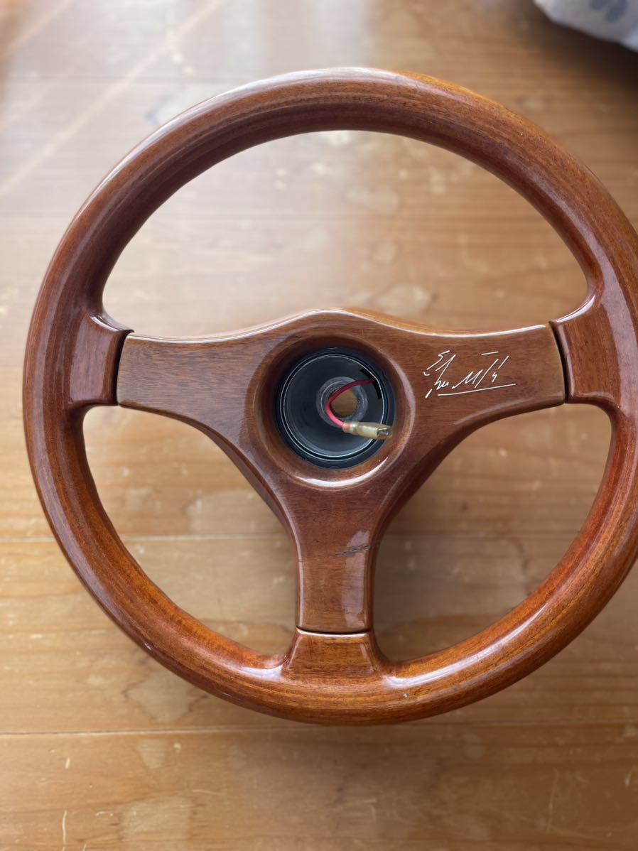 Michelotti ミケロッティ ステアリング ウッドステアリング 約35cm