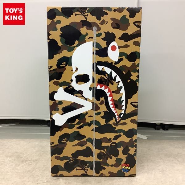 1円～ 同梱不可□ メディコム・トイ BE@RBRICK ベアブリック 1000％ mastermind vs A BATHING APE