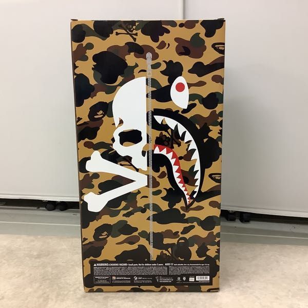 1円～ 同梱不可□ メディコム・トイ BE@RBRICK ベアブリック 1000％ mastermind vs A BATHING APE