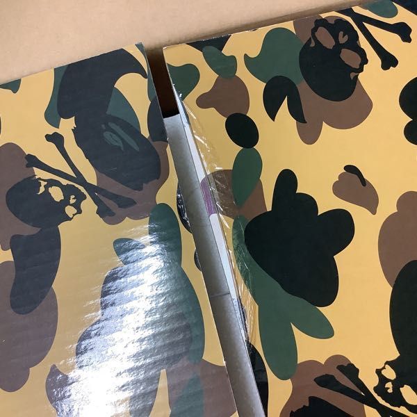 1円～ 同梱不可□ メディコム・トイ BE@RBRICK ベアブリック 1000％ mastermind vs A BATHING APE