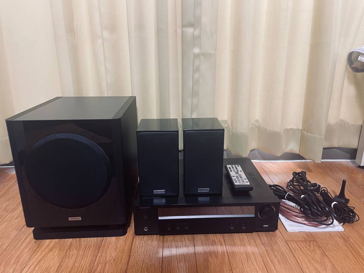 中古良品】ONKYO ホームシアター 2.1ch セット NR-365 ST-V50 SWA-V50