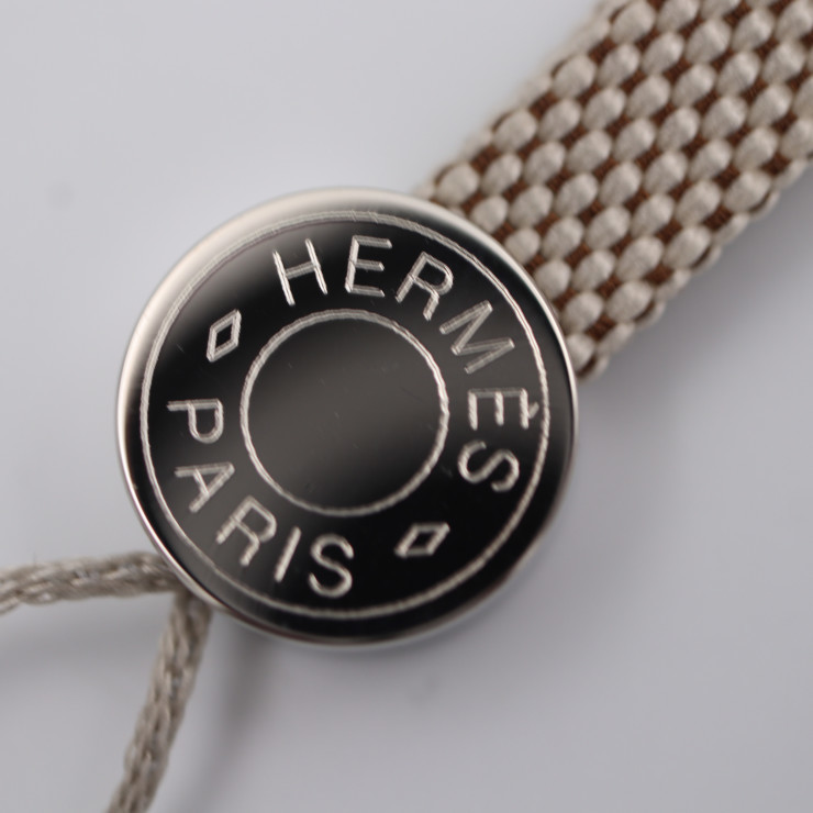 スマートフォン・携帯電話 HERMES セリエ キャンバス シルバー 携帯