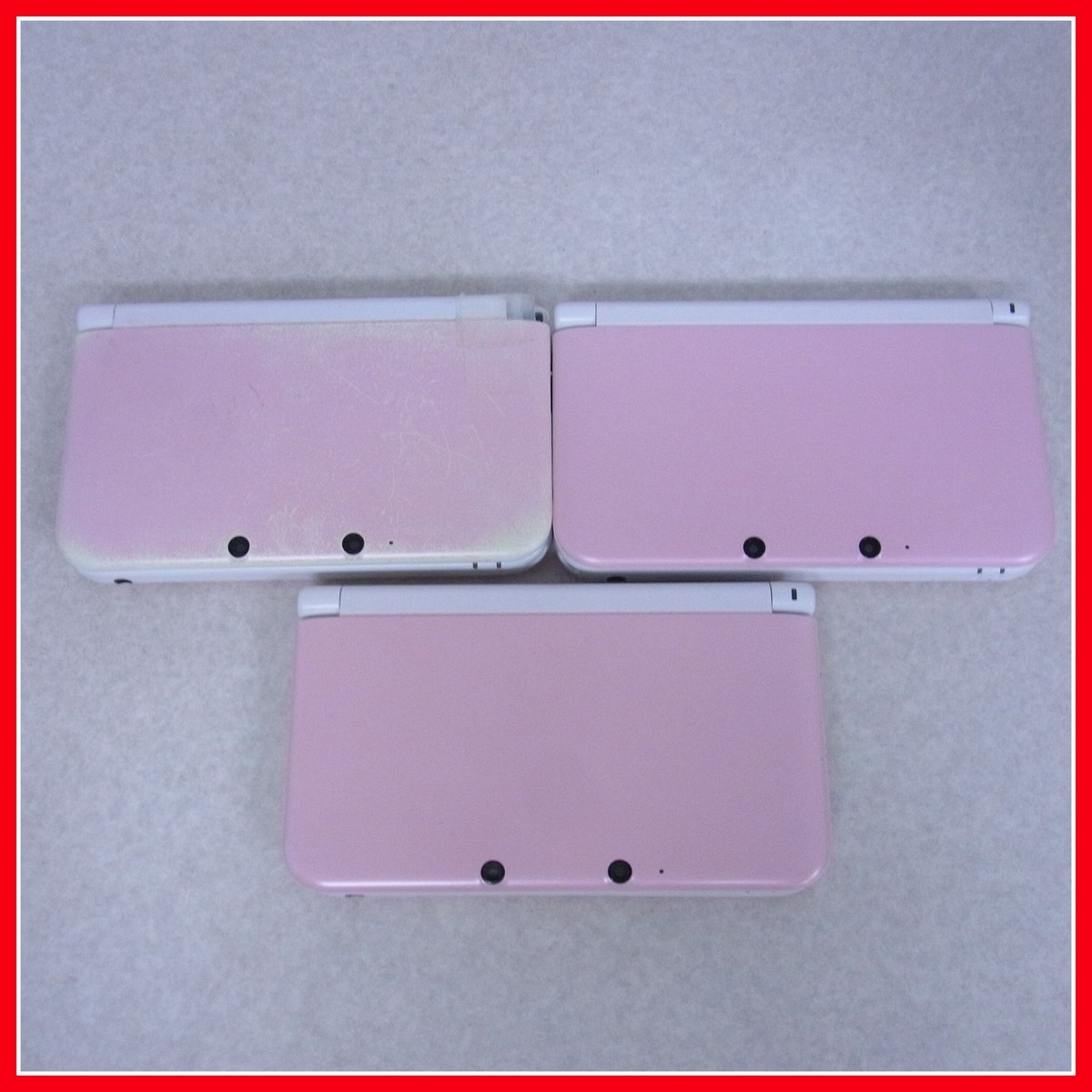 新作登場，新作 ニンテンドー3DSLL ピンク&times;ホワイト 本体 まとめて3台セット Nintendo 任天堂 ジャンク 10(ニンテンドー3DS LL本体)｜売買されたオークション情報、yahooの商品情報をアーカイブ公開 - オークフ ニンテンドー3DS LL本体
