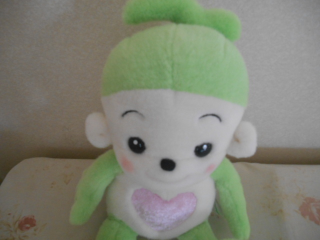 バンダイ プリモプエル おしゃべり ぬいぐるみ 人形 マスカット色 レア