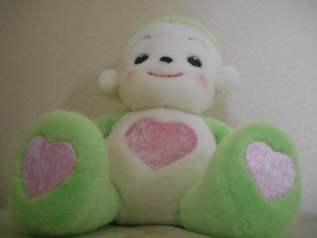 バンダイ プリモプエル おしゃべり ぬいぐるみ 人形 マスカット色 レア