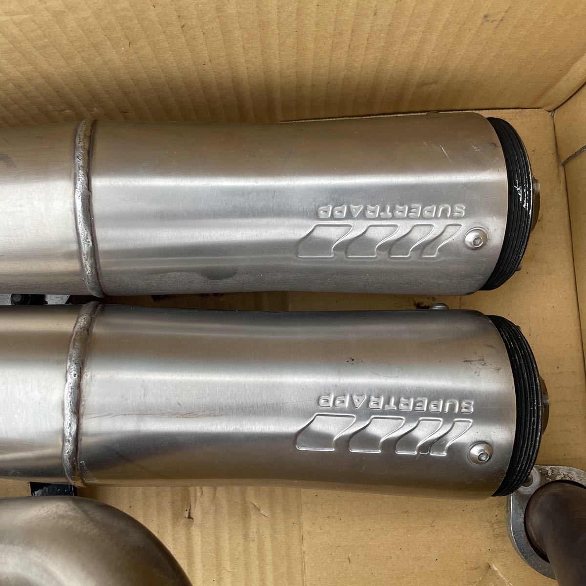 ハーレースポーツスター リジスポSUPER TRAPPステンレスマフラー