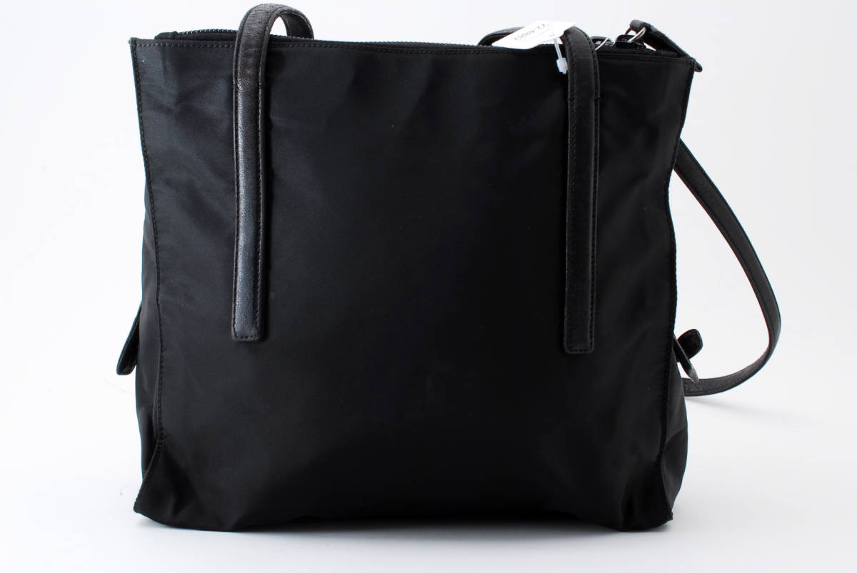 1円スタート】PRADA プラダ テスート ナイロン リナイロン レザー