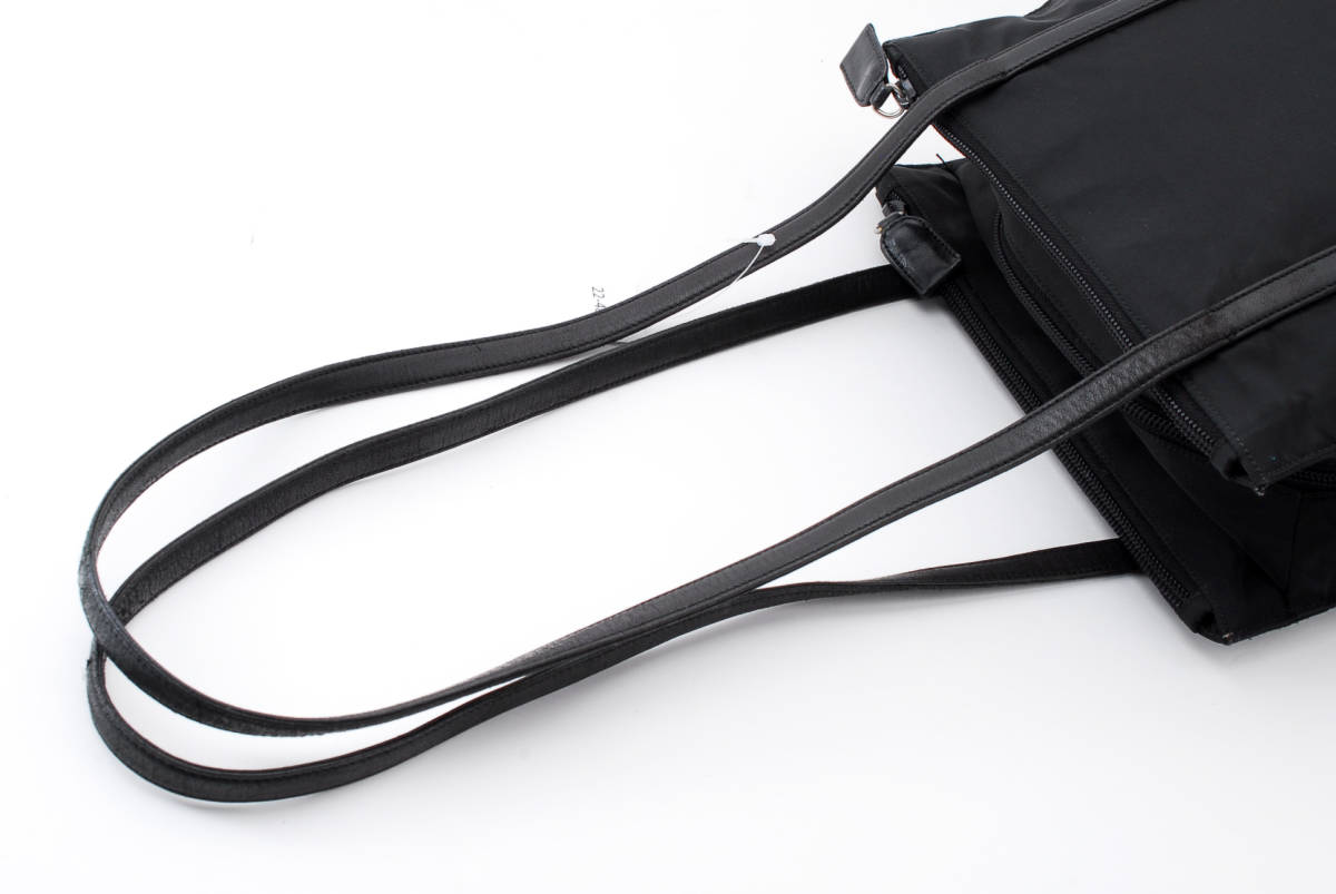 1円スタート】PRADA プラダ テスート ナイロン リナイロン レザー