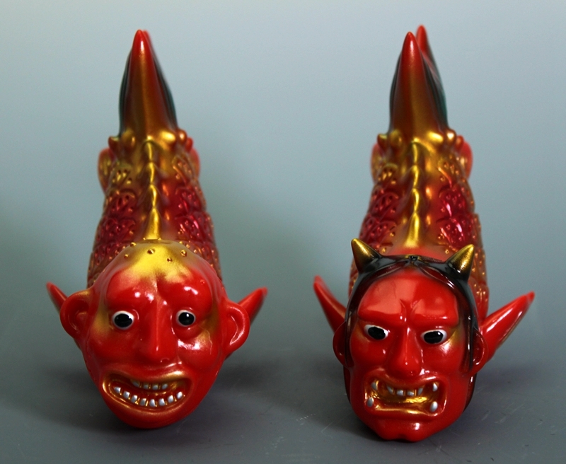 Blood Guts Toys izumonster 人鯱鉾&金魚 赤成型 ソフビ(一般)｜売買