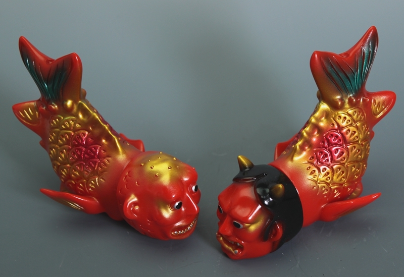 Blood Guts Toys izumonster 人鯱鉾&金魚 赤成型 ソフビ(一般)｜売買