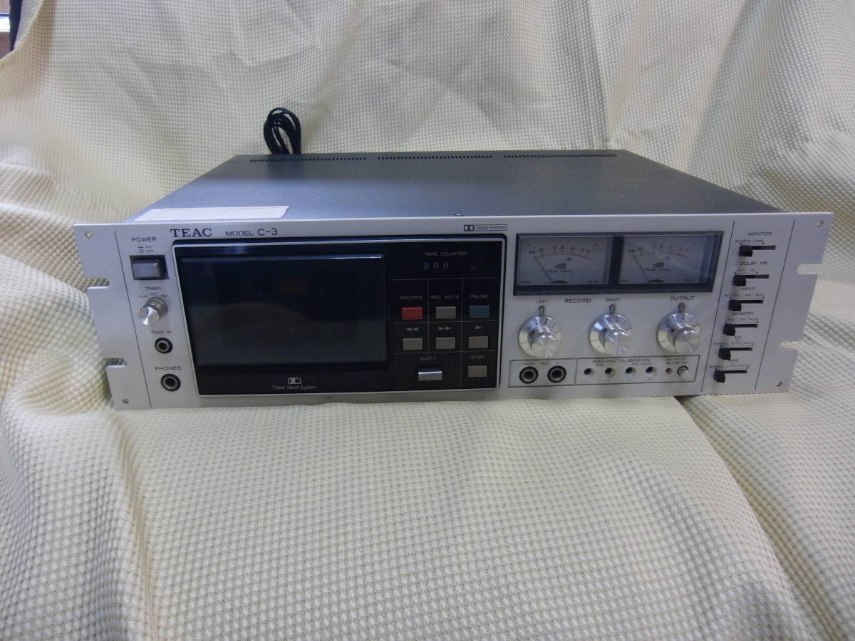 お買い得，爆買い S-018 通電OK TEAC C-3 ステレオカセットデッキ(一般)｜売買されたオークション情報、yahooの商品情報をアーカイブ公開 - オークファン 一般