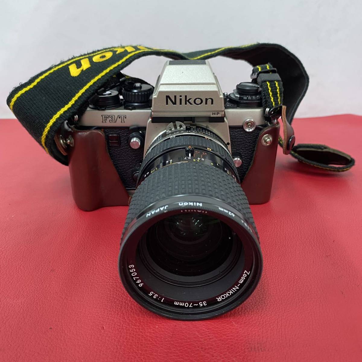 ◇A Nikon F3/T HP フィルム 一眼レフカメラ チタン Zoom-NIKKOR 35