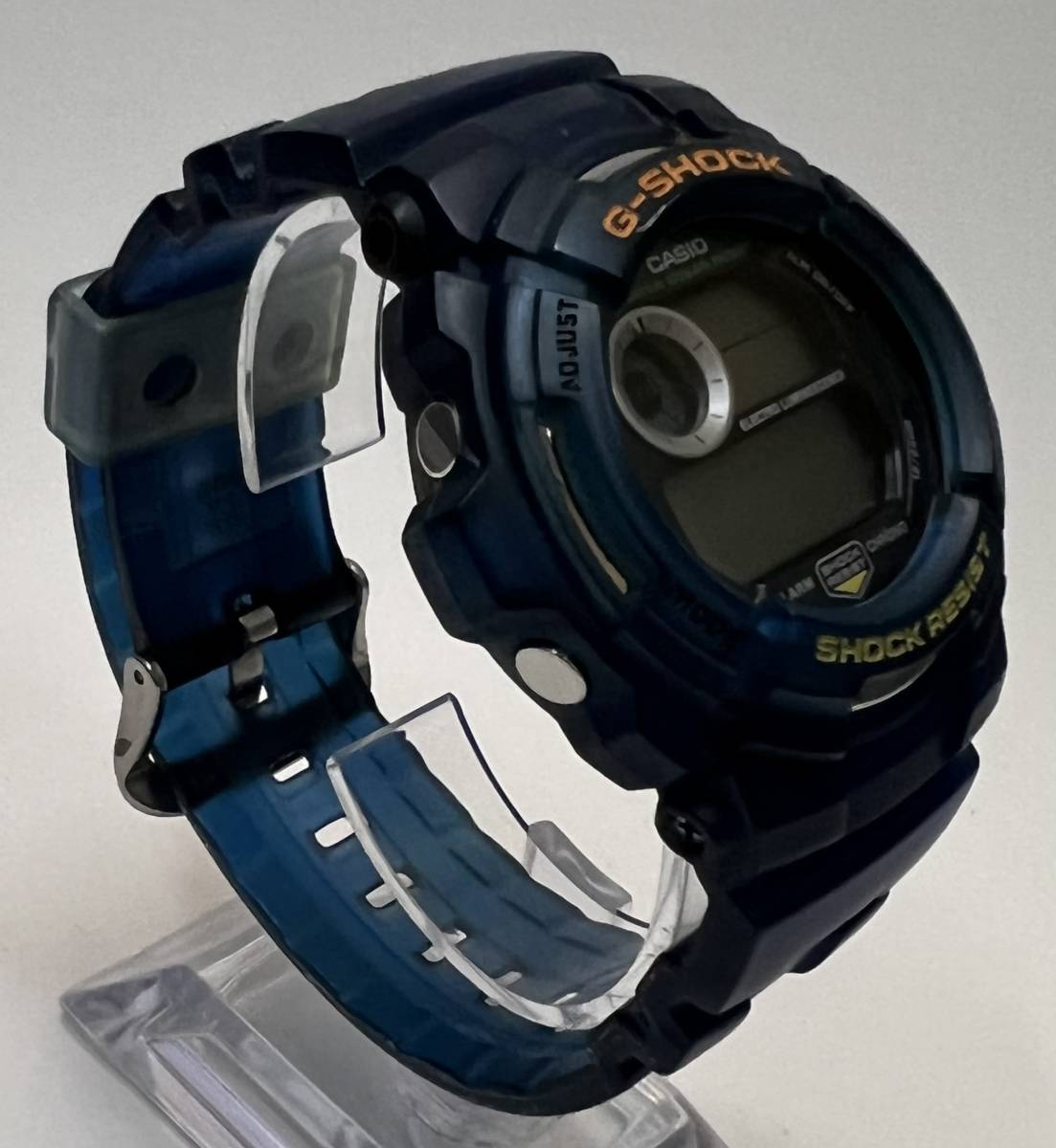 人気色　動作未確認　CASIO G-SHOCK SHOCK RESIST デジタル メンズ　 腕時計　2161 G-2000 青　ブルー