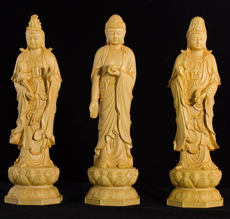 仏像 美術工芸品 阿弥陀如来 観音菩薩 勢至菩薩 精密 阿弥陀如来三尊 公式