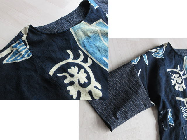 ハンドメイド】古布 タペストリー☆筒描き 【公式通販】