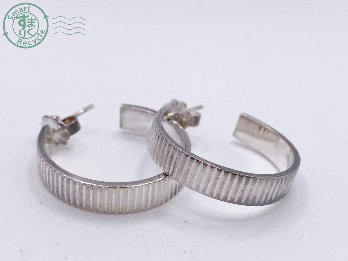 09260143 ▽ Tiffany&Co. ティファニー コインエッジ フープピアス 