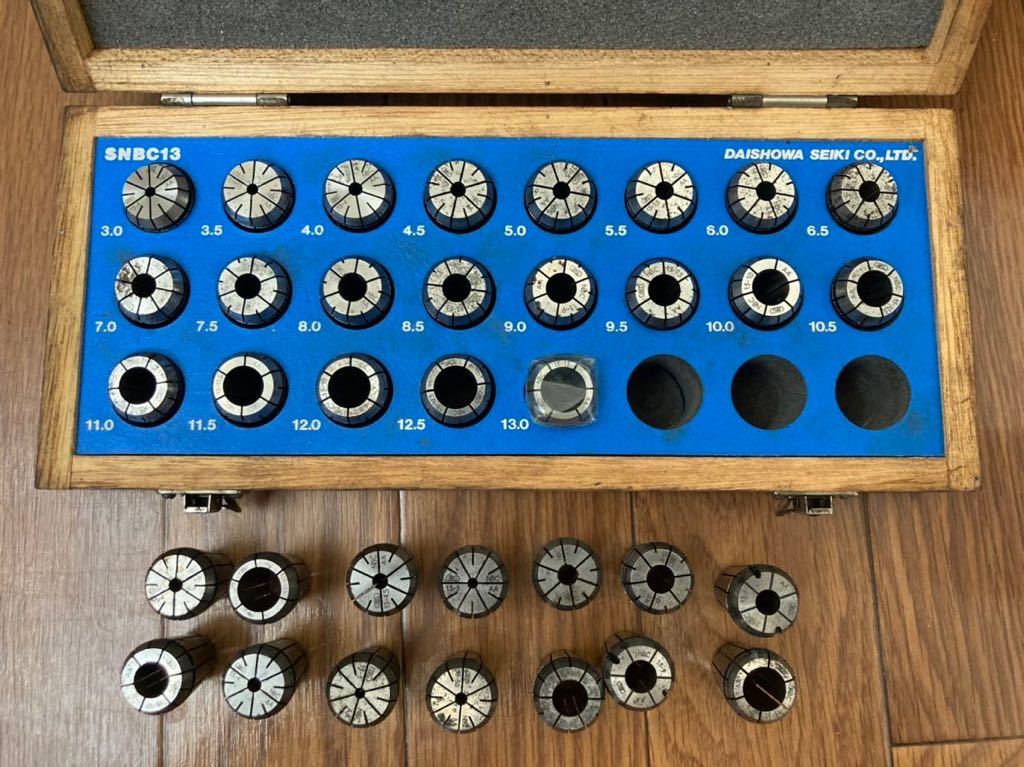 100%新品，安い 大昭和精機 BIG ニューベビーチャック スプリング コレット SNBC13 あまり数個(フライス盤)｜売買されたオークション情報、yahooの商品情報をアーカイブ公開 - オークファン 鉄工用