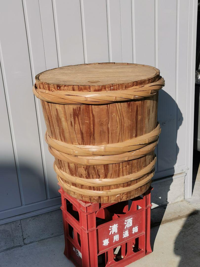 酒樽 3斗樽 木樽 空樽 日本酒の樽 清酒の樽 味噌造り 漬物 インテリア(木工、竹工芸)|売買されたオークション情報、yahooの商品情報を ...