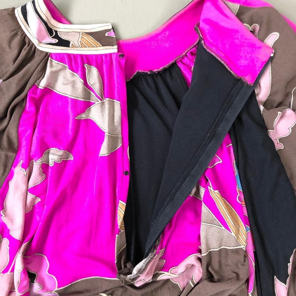 ☆LEONARD FASHION jersey mikado レオナール ファッション ロング丈 