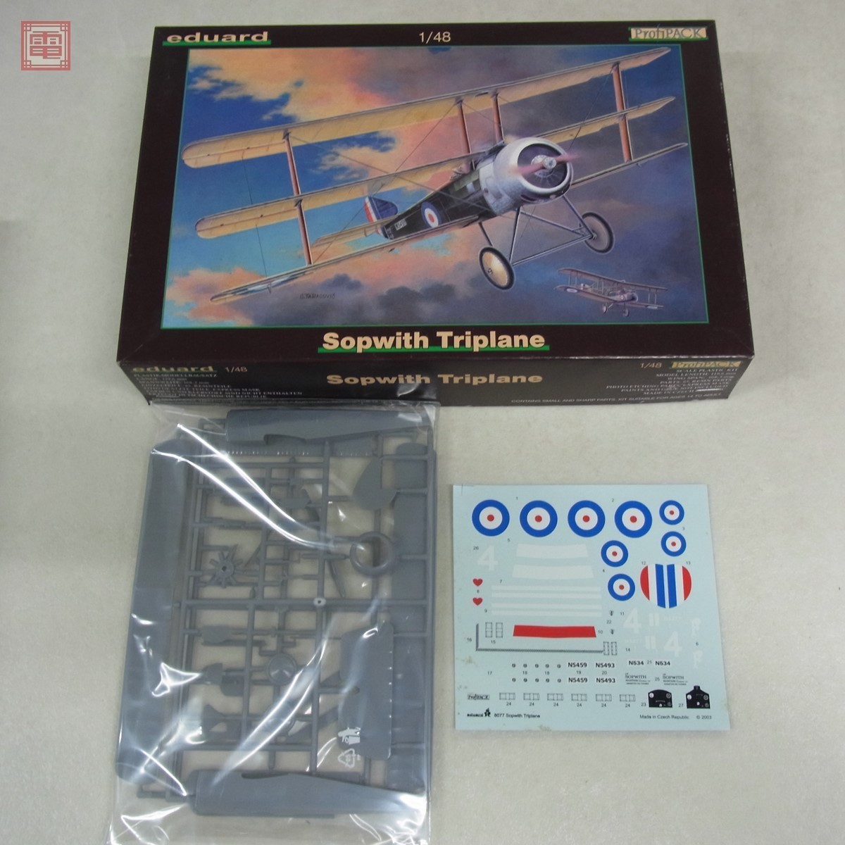 未組立 エデュアルド 1/48 ソッピース トライプレーンプロフィパック