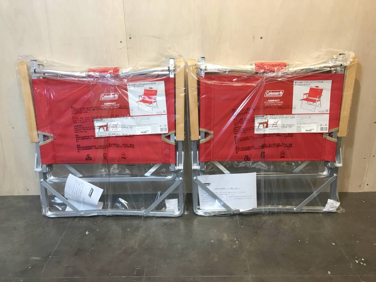 □新品 未使用 Coleman コールマン コンパクトフォールディングチェア 