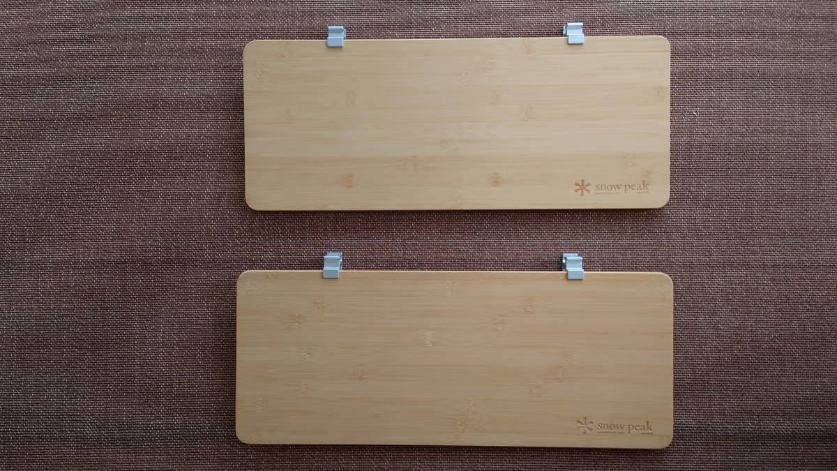スノーピーク スライドトップロングハーフ竹 2枚セット peak IGT snow