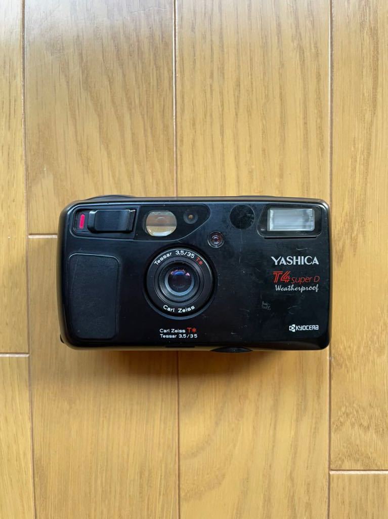 【動作確認済】京セラ YASHICA SlimT CarlZeiss T4 MINT] Kyocera Slim T Yashica T4 Point & Shoot Camera 35mm From