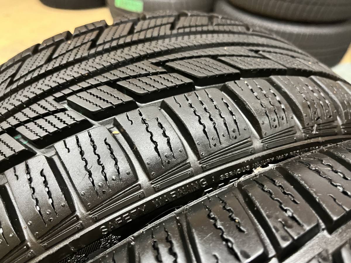 フォルクスワーゲンポロGTI純正アルミホイール+スタッドレスセット215 フォルクスワーゲンポロGTI純正アルミホイール+スタッドレスセット215