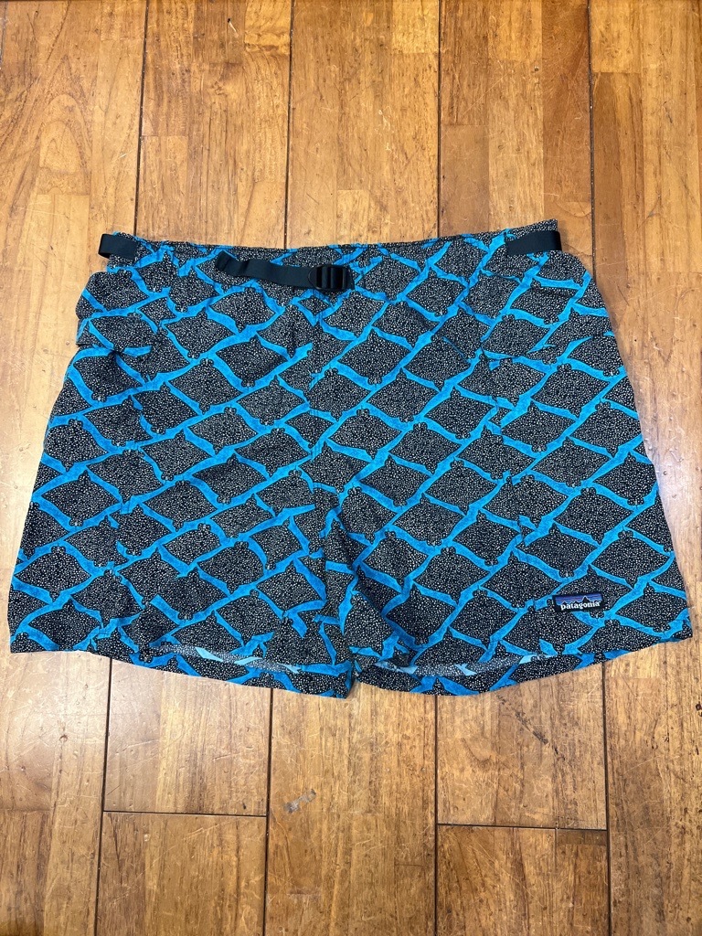 希少 1997年 Patagonia パタゴニア リバーショーツ 廃番 マンタ柄 L 