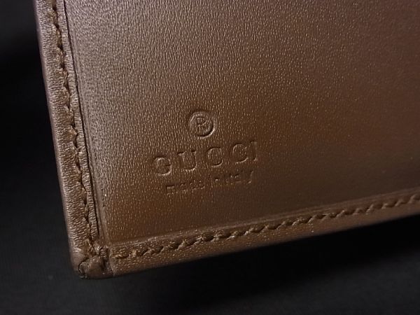1円 GUCCI グッチ GGキャンバス×レザー 二つ折り 財布 ウォレット 小銭入れ メンズ レディース ブラウン系 AC5878uM グッチ GUCCI 1円 FE8619 ラウンドファスナー FW0564