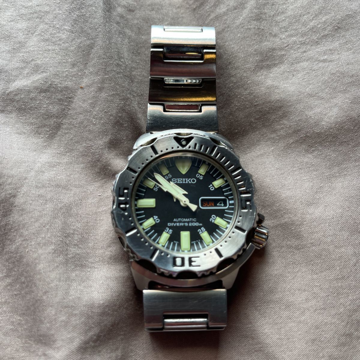 SEIKO SKX779K ダイバーズウォッチ 自動巻き 初代ブラックモンスター