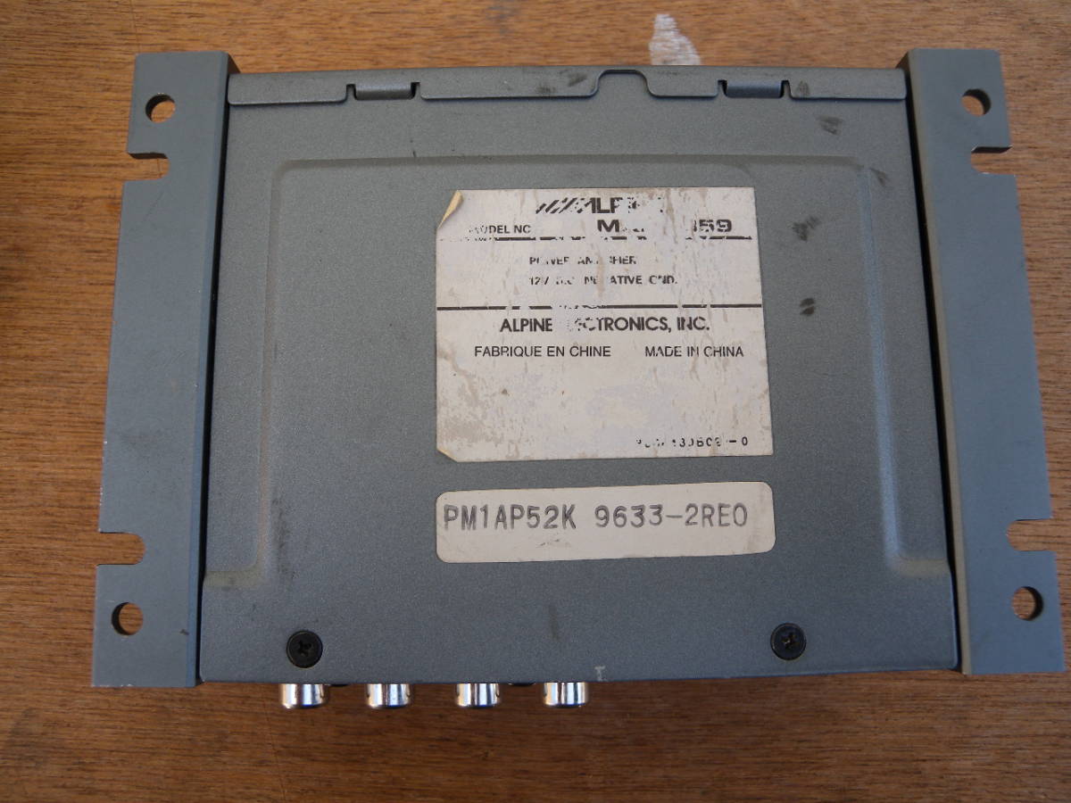 ALPINE アルパイン 35w×4 小型パワーアンプ MXE-F359 動作未確認