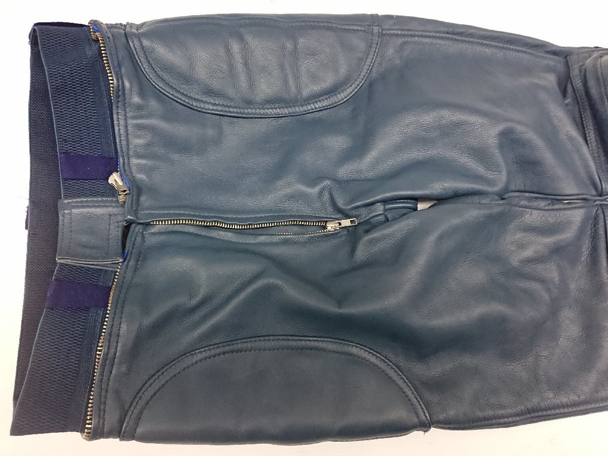 ☆中古品☆片山レプリカ バギー 革ツナギ レーシングスーツ 片山敬済 L